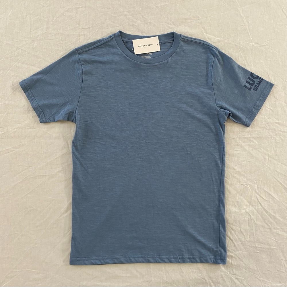 NWT Lucky Brand Men Tshirt Coronet Blue Large